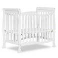 Dream On Me Piper 4in1 Convertible Mini Crib, White