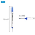 thumbnail image 2 of Deep Hole Marker Pens, 6Pcs Ink Waterproof double-headed Pen, Blue, 2 of 6