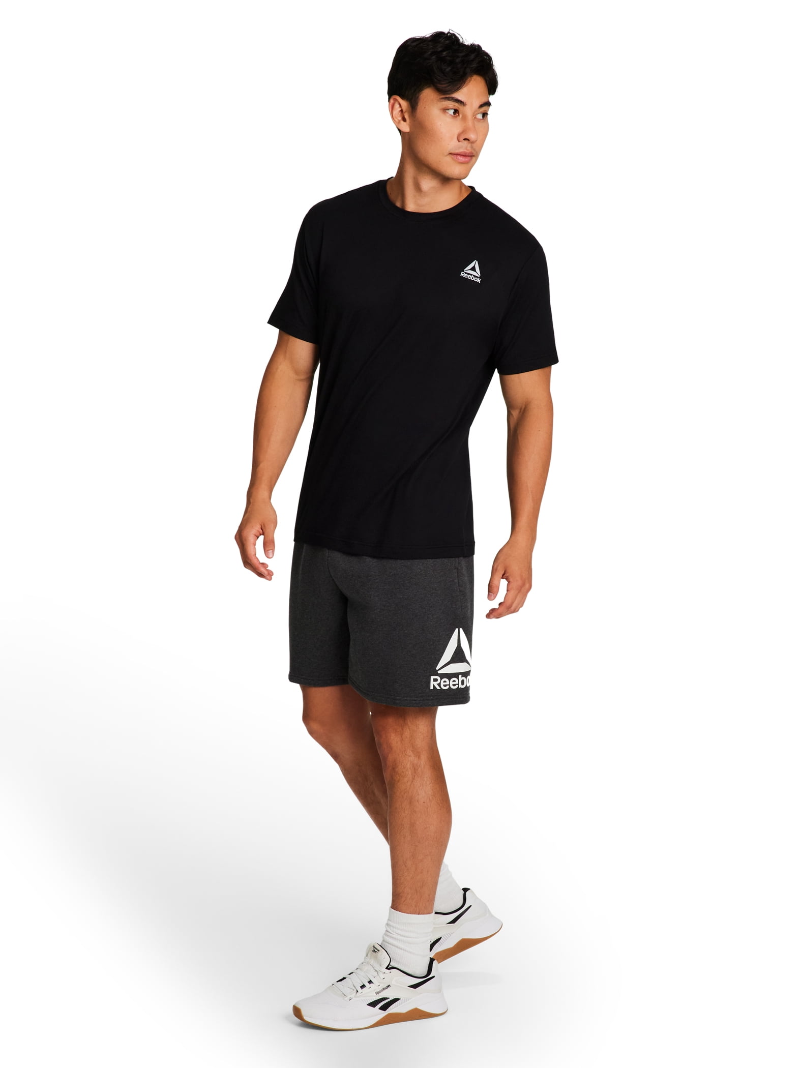Reebok Men's and Big Men's Logo Fleece Shorts, 7" Inseam, Sizes XS-5XL