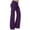 11#Purple, variant on 2026 Wide Leg Cargo Pants Women High Waisted Bootcut Yoga Pants with Pockets Casual Plus Size Strethcy Flare Leggings Navy L