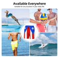 thumbnail image 6 of Mens Pr Puerto Rico-Flag 2 in 1 Quick Dry Swim Trunks with Compression Liner Beach Shorts, 6 of 6