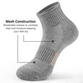 thumbnail image 5 of Ankle Socks Womens Athletic Thick Cushioned Running Hiking Low Cut 5-Pairs, 5 of 5