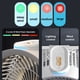 thumbnail image 4 of Fiudx Ventilador de Circulación para El Hogar, 4 Velocidades Ajustables, Potente Flujo de Aire, Inclinación de 120°, Funcionamiento Silencioso, Compacto y Portátil, Ideal para Dormitorio y Oficina, A, 4 of 6