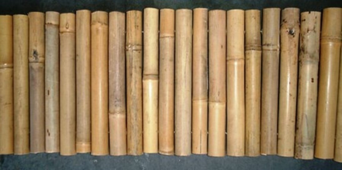 Bamboo Garden Border/Landscape Edging 10' Long x 8" Tall Decorative Lawn Accent