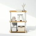 thumbnail image 6 of Furinno 3 Tier Multipurpose Compact Display Standard Bookcase, Woods White, 29.60", 6 of 6