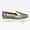 Pewter, variant on Ladies Genuine Leather Loafer with Breathable Design - 1936 Boutique Style 7001-20