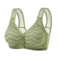 thumbnail image 1 of Daisy Bras For Older Women Front Closure Bras Bra No Underwire Plus Size Front Button Bra, 1 of 3