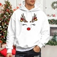 thumbnail image 2 of Men's Fashion Hoodies & Sweatshirts Graphic Hoodies Couples Hoodie Matching Funny Graphic Print Long Sleeve Pullover Sweatshirt for and Cozy Casual Wear, 2 of 5