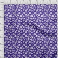 thumbnail image 4 of oneOone Polyester Spandex Purple Fabric Kids Floral Sewing Material Print Fabric By The Yard 56 Inch Wide, 4 of 4