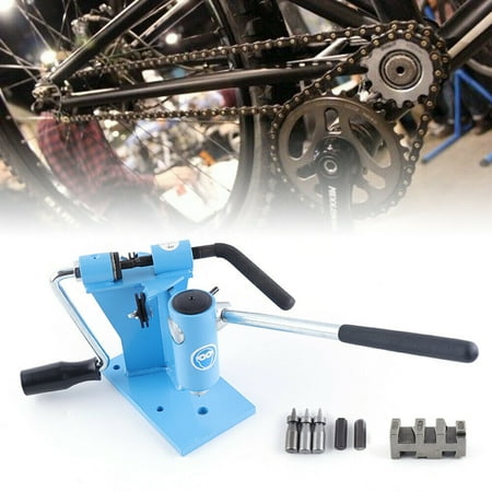 

Chain Breaker and Chain Riveting Machine 2In1 Chain Breaker Chainsaw Bench Spinner Combo Professional Repair Tool Kits Archer Chainsaw Saw Chain Breaker Spinner Repair Tool Chain-Integrated Machine