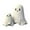White-C, variant on Halloween Ghost Figurine - Spooky Resin Ghost Statue, Cute Ghost Decor, Halloween Figurines Tabletop Ornaments Perfect for Indoor & Porch Decor-White-C