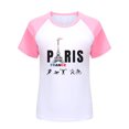 thumbnail image 4 of Toddler Boys Summer Tops Tees Fashion Games Letter Graphic Printed Raglan Color Block Short Sleeved Pullover Tee Blouse Daily Spring Shirts For Kid 2-3T, 4 of 4