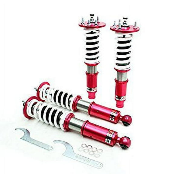 Godspeed ( MSS0220-A ) ACURA TSX 04-08 (CL9) Mono-SS Coilover Suspension Full adjustable 16 way Suspension Kit Monotube shock design W/ front Camber Plate