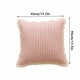 thumbnail image 3 of Knitted Decorative Cushion Cover | Multicolor Pillowcase | Nylon Spandex Material | 45x45x6cm | Soft Removable Printed Sofa Bedroom Accent Pillow Protector | Durable, Easy-Clean | 1 Piece, 3 of 6