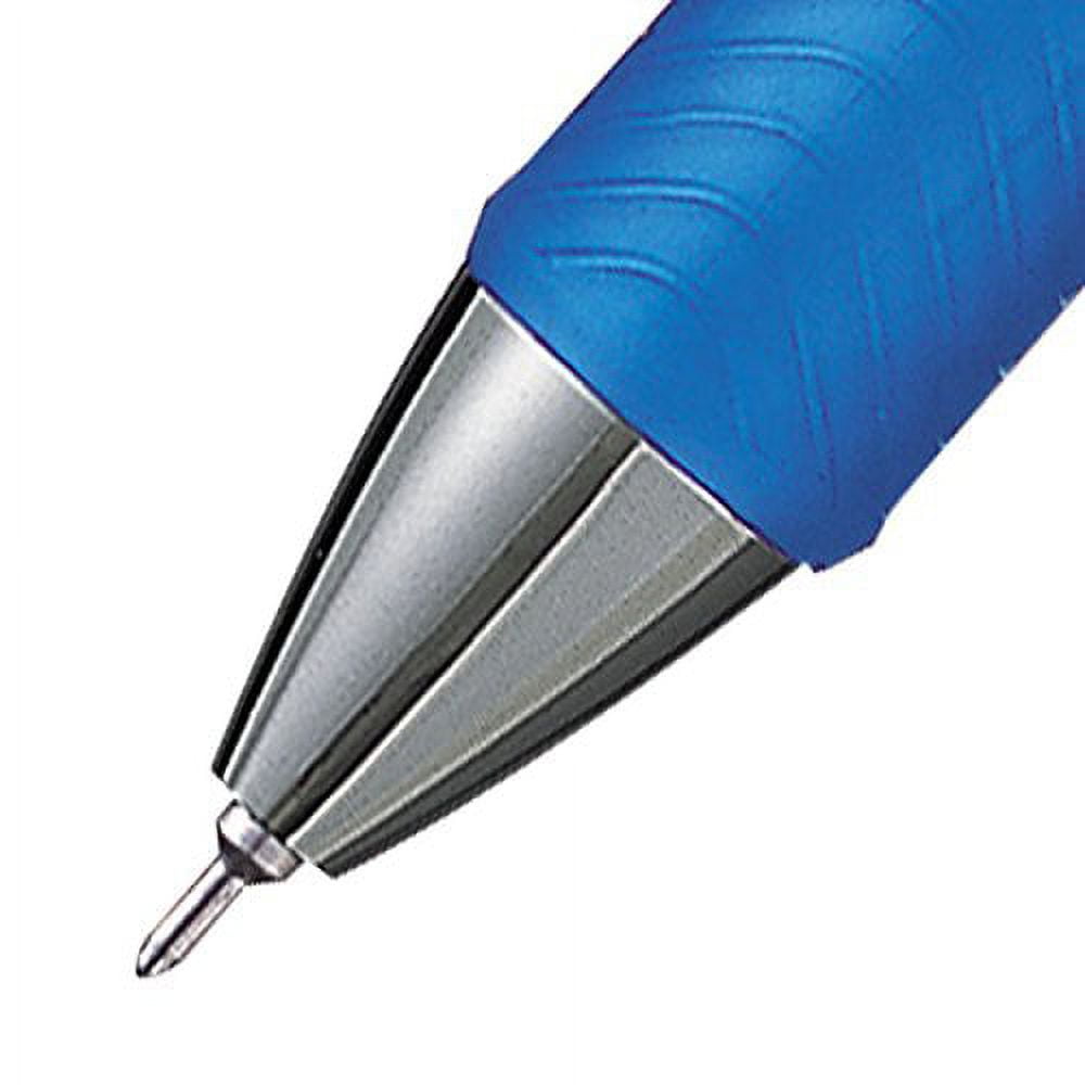 Pentel Energel Xm Gel Rollerball Retractable Pen 0.5 mm Tip 0.25 mm Line - Blue Ref BLN75-C (Pack of 12)
