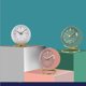 thumbnail image 3 of Reloj despertador blanco de lujo nórdico, reloj de cuarzo de escritorio electrónico, escritorio sencillo para niños, mesita de noche, reloj de mesa silencioso para estudiantes JM, 3 of 5
