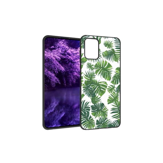 Compatible with Moto G Stylus 2021 Phone Case, Tropical-Leaves-12 Case Men Women, Flexible Silicone Shockproof Case for Moto G Stylus 2021