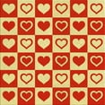 thumbnail image 1 of Ahgly Company Indoor Square Patterned Red Area Rugs, 6' Square, 1 of 1