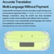 thumbnail image 3 of Auriculares de Traductor Inalámbricos, Estéreo 144 Idiomas 3 Modo 5.3 Control de comerciantes de Auriculares Táctil para Llamar, 3 of 7