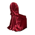 thumbnail image 2 of Paokuoon Chair Cover Removable Chair Cover Protector Satin Skirted Back Self tie Chair Cover for Events, 2 of 7
