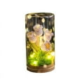 thumbnail image 1 of C Floral Night Light With Lily Design And Soft Glow For Nursery Or Living Room, 1 of 5