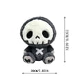 thumbnail image 2 of Halloween Skeleton Sloth Decor Plush Doll for Gothic and Spooky Home Accents - 8.7 Inch Soft Toy for Halloween Party and Indoor Decoration, 2 of 5