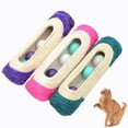 thumbnail image 1 of Grattoir pour Chat en Sisal Résistant à l'Usure Jouet à Griffer pour Chat Poteau à Griffer pour Chat avec 3 Balles pour Chat, 1 of 6