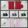 thumbnail image 2 of 1 PAIR Kitchen Rod Pocket Window Tier Curtain Insulated Blackout Set 30"X24" R16, 2 of 2