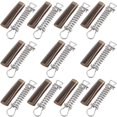 thumbnail image 1 of ZEONHAK 10 Packs 8 Inch Swimming Pool Cover Stainless Steel Springs with Stopper D Ring, Stainless Steel Spring Set with Protecti, 1 of 1