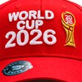 thumbnail image 5 of KNITE Gorra Fútbol Canadá Roja Copa 2026 Fan Sport Ajustable Bordada 3D, 5 of 5