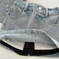 thumbnail image 7 of Tiijoy Toddler Girls Glitter Rhinestone Cap Sleeve T-Shirt Denim Skirt Set, Sizes 2-12, 7 of 7