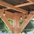 thumbnail image 2 of Backyard Discovery Gazebo à toit incliné Arcadia 20' x 9,5', 2 of 9