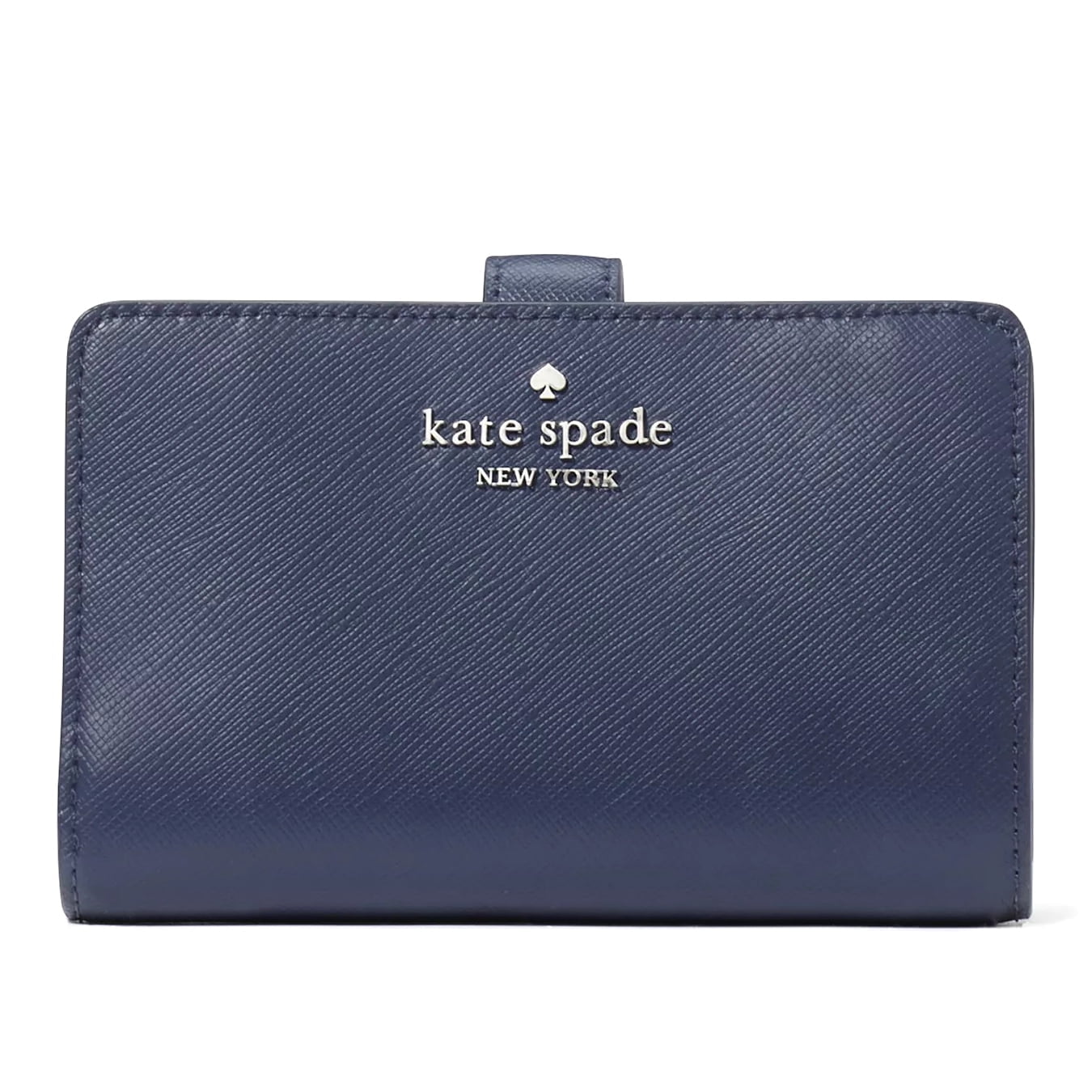 Madison Medium Compact Bifold Leather Wallet with Coin Compartment