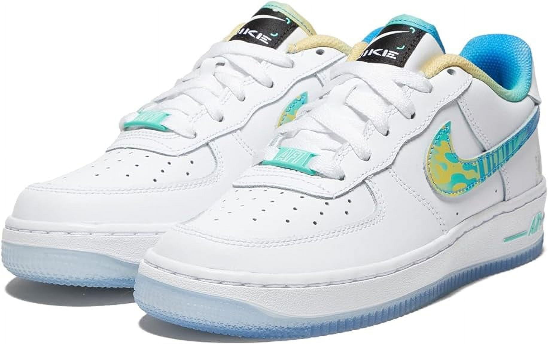 NIKE Air Force 1 LV8 1 Youth White Multi Light Menta 6 in Bahrain at BHD 69 Rating 5