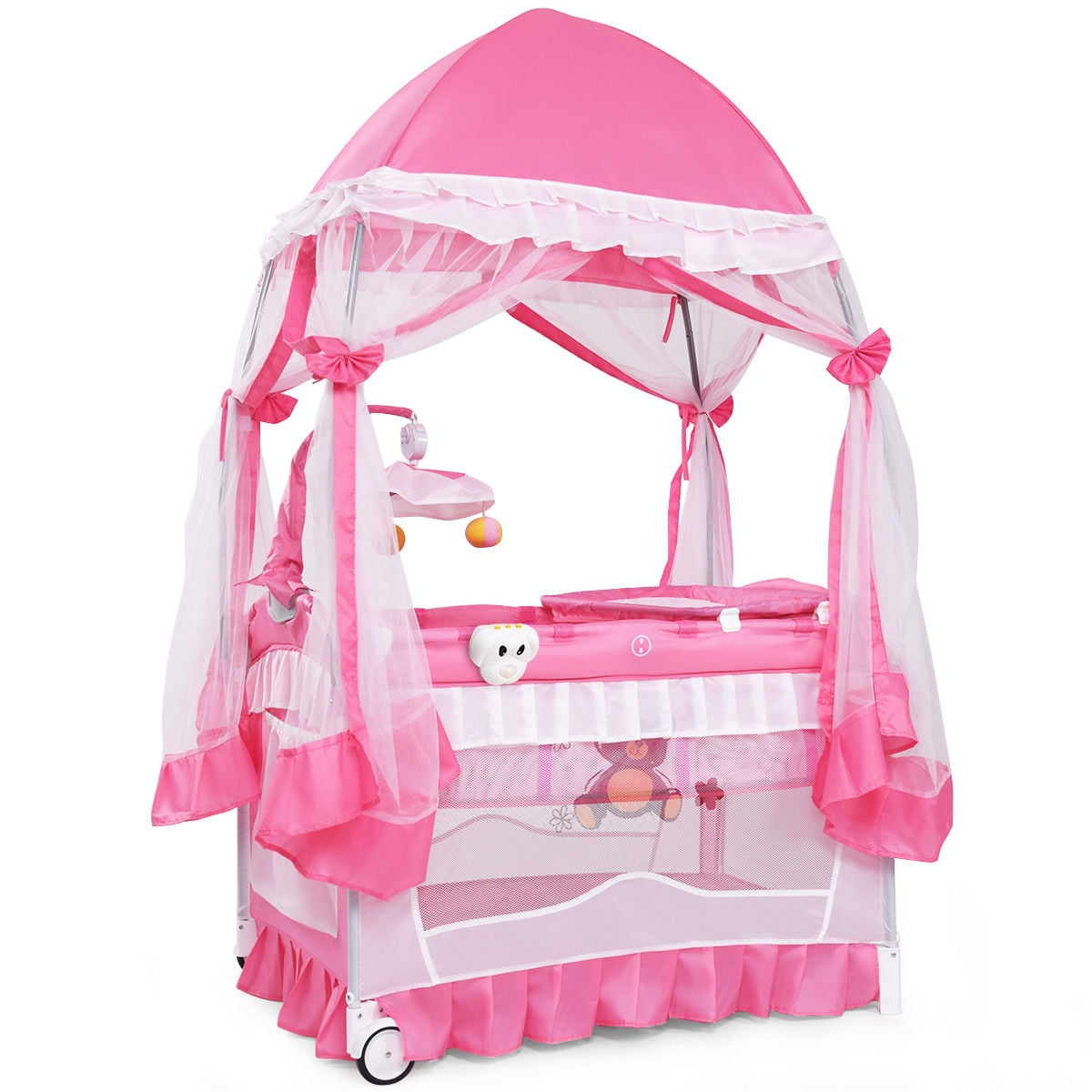 baby bassinet with mosquito net
