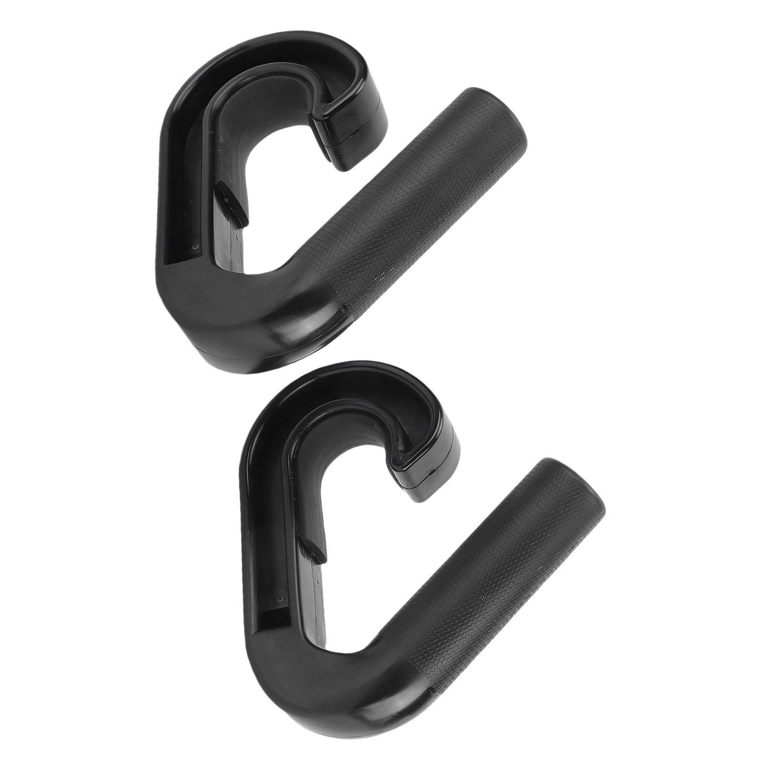 YAHHU 2-Pack Ergonomic Pull‑Up Bar Handles – Non‑Slip, Multi‑Use Hooks for Barbell, Pull‑Ups, Rows & Core Training – 6.3” Wide, 6.69” Long, 2.36” High