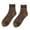 Coffee, variant on Gkeoshab Socks for Women Men's Winter Striped Wool Fleece Socks, Thick Thermal Medium Length, Soft Warm Comfort for Cold Season Daily Wear Compression Socks for Women Stockings for Women