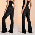 thumbnail image 5 of Women's High Waist Flare Jeans, Slim Fit Bootcut Denim Pants, Retro Washed Jeans for Women, Y2K Inspired Casual Jeans, Everyday Wear and 70s Style Outfits-Dark Gray, 5 of 9