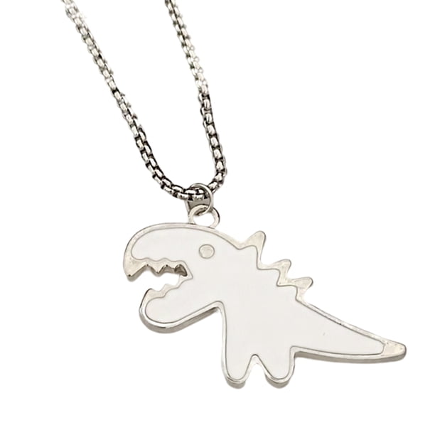 Moda dinosaurio colgante colres amantes de Hip Hop cadenas de pareja para hombres mujeres Sunnimix Collar colgante de dinosaurios