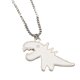 thumbnail image 1 of Moda dinosaurio colgante colres amantes de Hip Hop cadenas de pareja para hombres mujeres Sunnimix Collar colgante de dinosaurios, 1 of 7