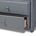 thumbnail image 5 of Baxton Studio Trine Classic and Traditional Gray Finished Wood Twin Size Daybed with Trundle, 5 of 11