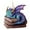 Clearance Sale Blue, variant on YaoZQ Dark Purple Magic Dragon Hanging Charm Acrylic Flat Pendant Halloween Decoration Gothic Car Interior Accessory Gift 3.1 inch