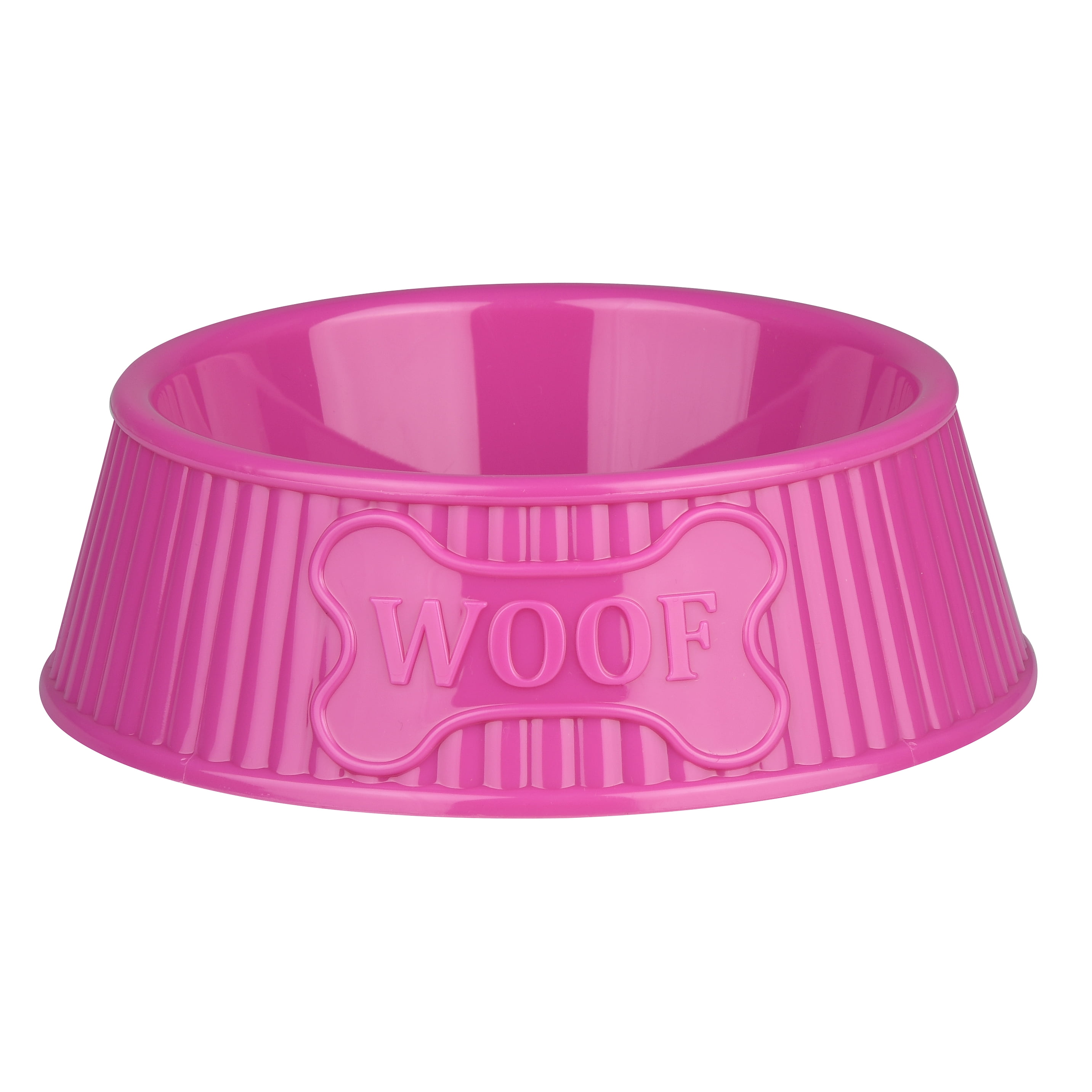 Vibrant Life Plastic Pet Bowl, Pink, 27 fl oz