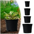 thumbnail image 6 of 2 Gallon Nursery Pot Planters for Outdoor Indoor Gardening Flower Pots, Black Pot Liners with Drainage Holes Suitable For Soil Growers Or Hydroponics (5PCS), 6 of 6