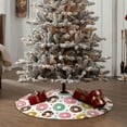 thumbnail image 4 of Fotbe Colorful Donuts Pattern Christmas Tree Skirt, Tree Skirts Plush Christmas Decorations, Christmas Tree Skirts Xmas Decorations Holiday Party Decor-36", 4 of 6