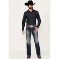 thumbnail image 3 of Rock & Roll Denim Men's And Pistol Dark Vintage Wash Straight Rigid Jeans Dark Wash 32W x 34L  US, 3 of 4