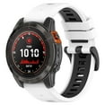 thumbnail image 1 of Bracelet de Montre en Silicone Bicolore 20mm Libération Rapide Haute Qualité Universel Durable, 1 of 3