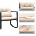 thumbnail image 3 of Patiojoy 3 PCS Patio Rattan Wicker Chaise Chair Table Set Outdoor Rattan Furniture, 3 of 7