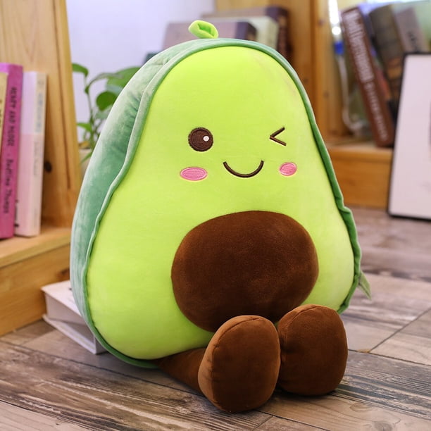 Almohada de aguacate de peluche gigante de 85 cm, cojín de siesta supersuave, decoración creativa de alta calidad, regalo de Navidad o cumpleaños zhangyuxiang LED