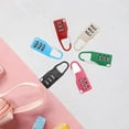 thumbnail image 4 of candados con contraseña,Candados de combinación de 3 dígitos Candados para equipaje,Cerradura con código Bolsa de viaje Casilleros para maletas,Equipaje de gimnasio Cerradura con código de, 4 of 8